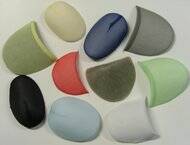 Epaulettes fiberfil recouvertes