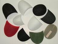 Epaulettes mousse recouvertes